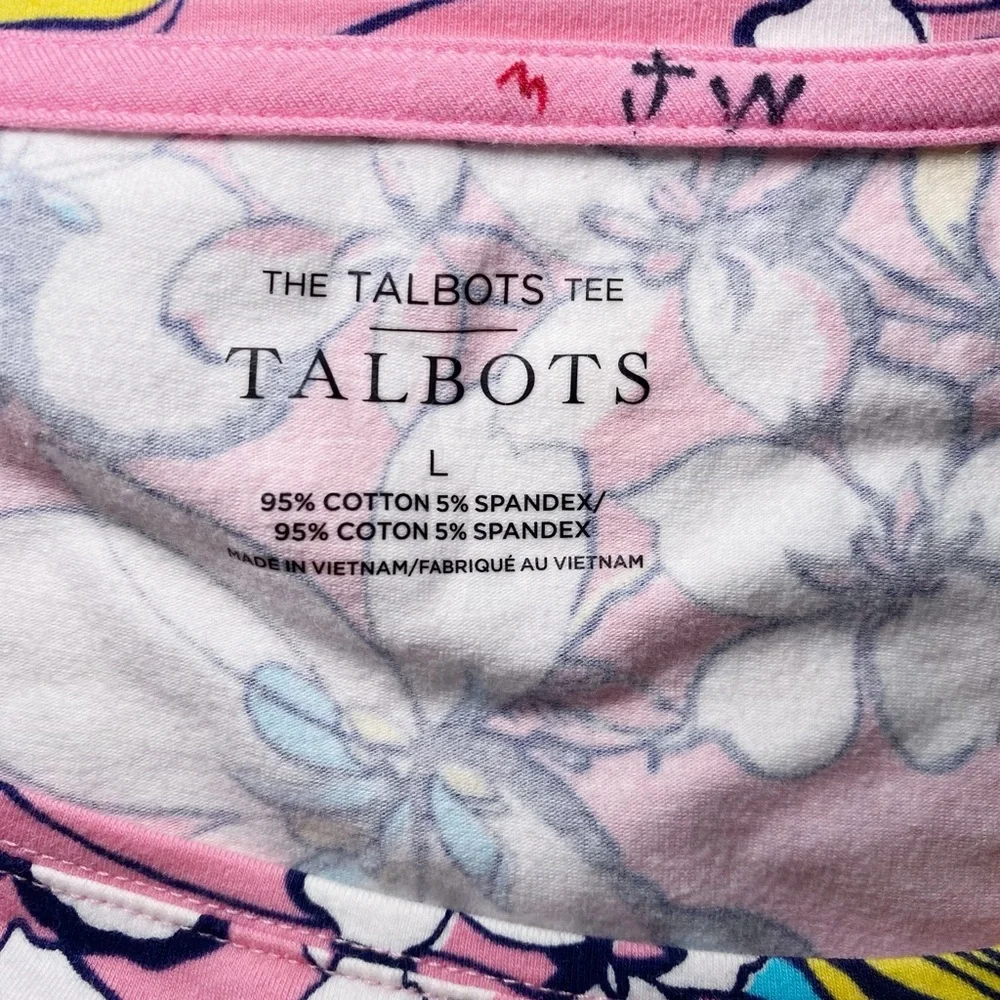 Talbots Pink Floral Blouse - Picture 10 of 12